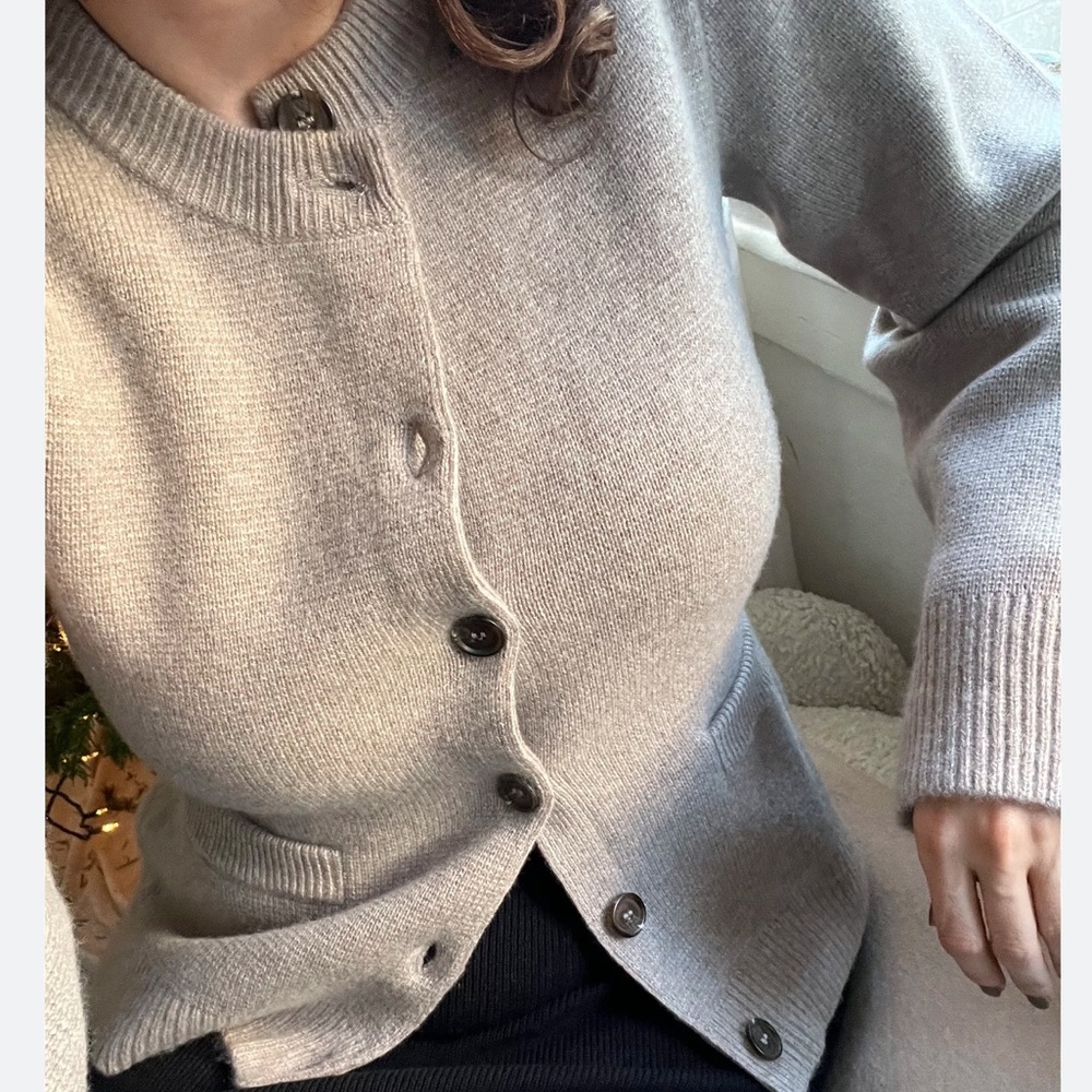 Jenni Kayne Cooper Cardigan in Taupe - Picture 7 of 16